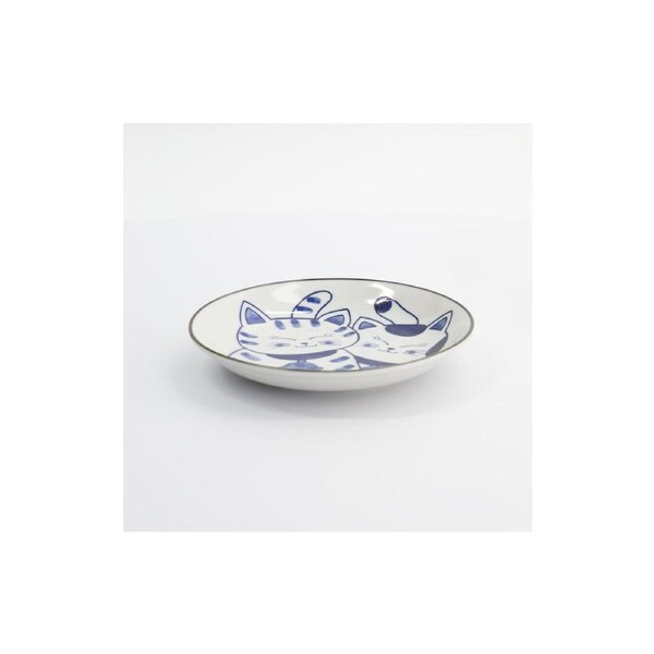 TOKYO KAWAII CAT TWIN PLATE 16.5CM