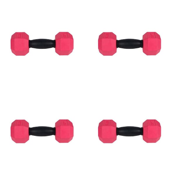 4PK Pro Pet Care Dumbbell Chew Treat Dispenser Dog Toy 18cm Assorted