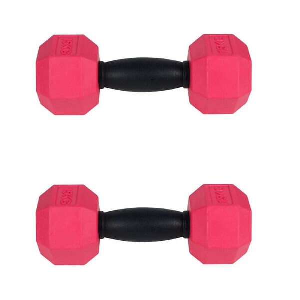 2PK Pro Pet Care Dumbbell Chew Treat Dispenser Dog Toy 18cm Assorted