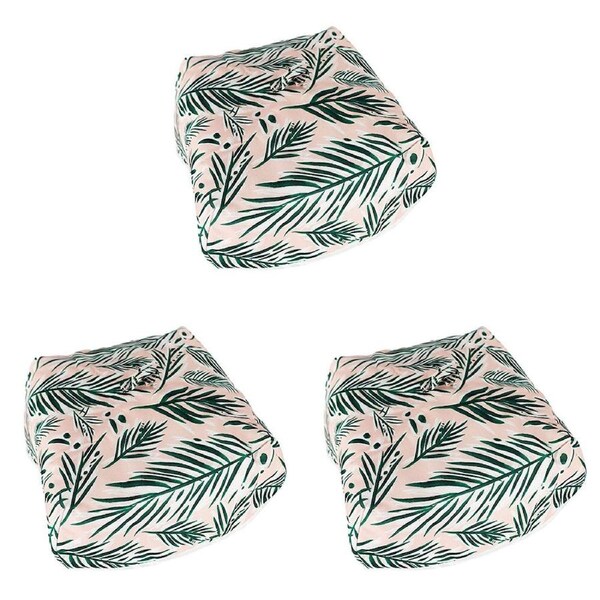 3PK Kitchenware Co Insulated Oxford Food Cover Leaf Design 51x35.5x12cm