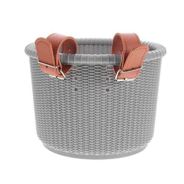Lightweight Woven Bike Basket Handlebar Storage for Small Bicycles