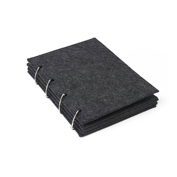 Felt Storage Book Loose-Leaf Folder For Jewelry Pin Brooch Commemorative Use