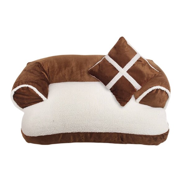 Warm Pet Bed Soft Dog Cat Kennel Mat for Winter Indoor Sleeping Supplies Use