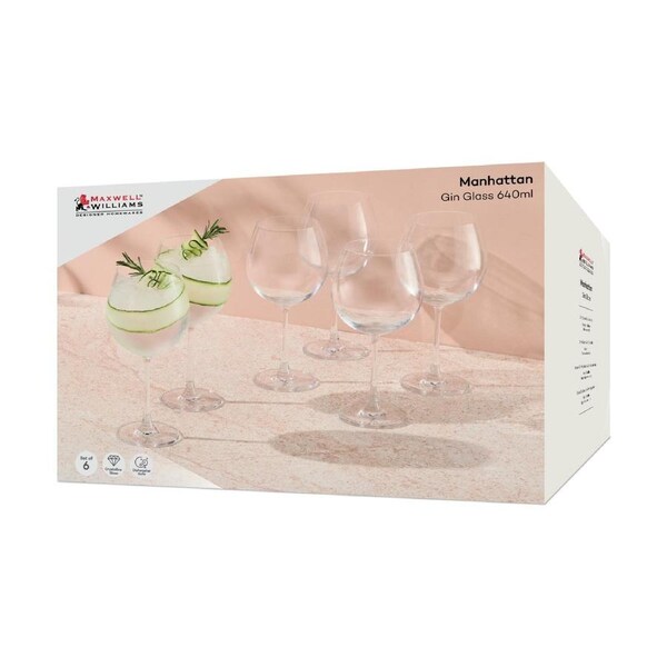 MW MANHATTAN GIN GLASSES 640ML SET6 GB