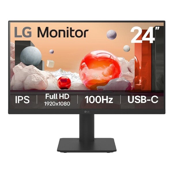 LG 24MS570B-B computer monitor 60,5 cm (23.8") 1920 x 1080 pixels Full HD LED Black