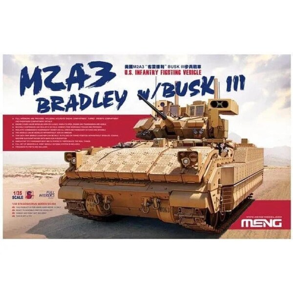 Meng 1/35 U.S. Infantry Fighting Vehicle M2A3 Bradley w/Busk III Plastic Model Kit