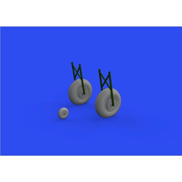 Eduard 1/48 IL-2 wheels Brassin 648617