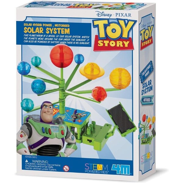 4M Disney Pixar Buzz Lightyear Solar System Kit Educational Space Toy Ages 5+
