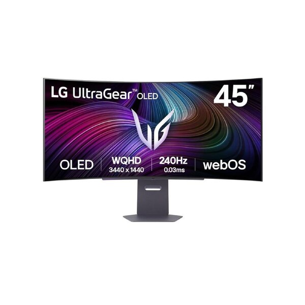 LG 45GX90SA-B computer monitor 114,3 cm (45") 3440 x 1440 pixels Wide Quad HD OLED Black