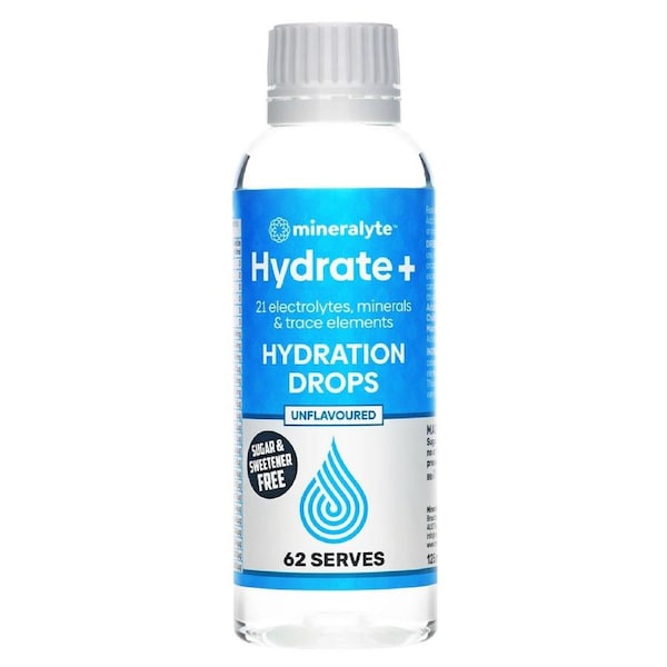 Mineralyte Hydrate+ Hydration Drops Unflavoured 125ml
