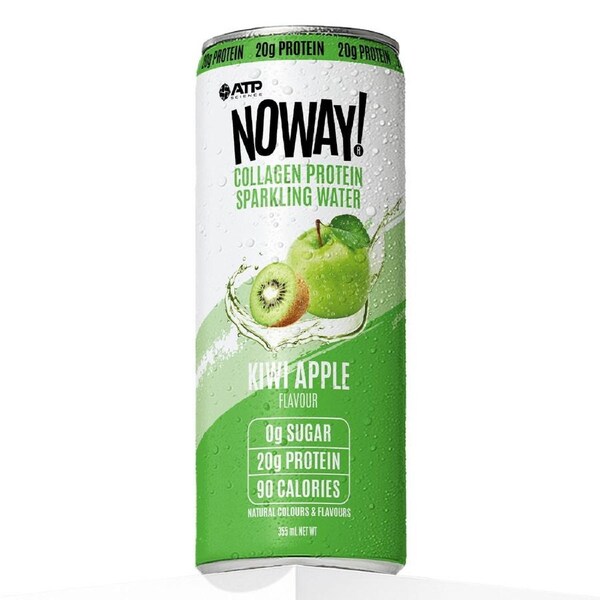 ATP Science Noway Collagen Protein Water Sparkling Water Kiwi Apple 355ml