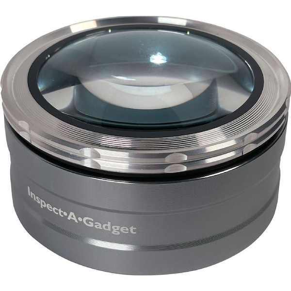 Inspect-A-Gadget X0432B 5x-7x Adjustable LED Illuminated Handheld Loupe Magnifier