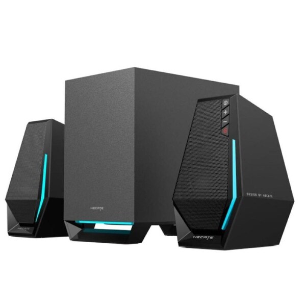 Edifier G1500 MAX 2.1 Wireless Gaming Speakers - 2.5' full range speaker driver unit and equipped with a 4' subwoofer for optimum bass