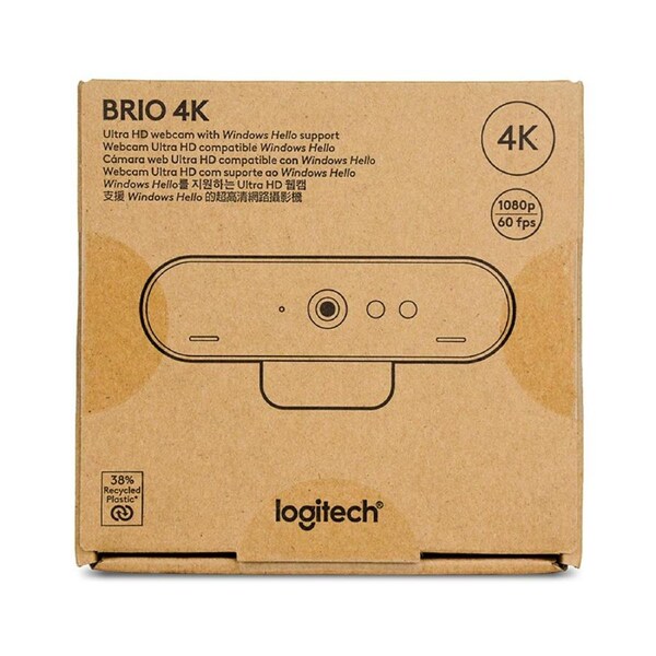 Logitech Brio 4K UHD Webcam with Windows Hello Support (960-001723)