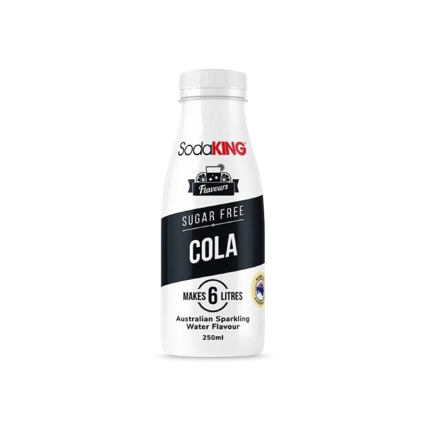 SodaKING Sugar Free Cola Syrup Soda Water Drink Mix 250ml