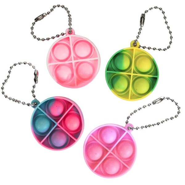 Pop It Keyrings (Pack of 4)