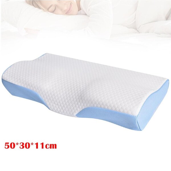 Cervical Memory Foam Contour Pillow Neck Back Support Anti Snore 50*30*11cm