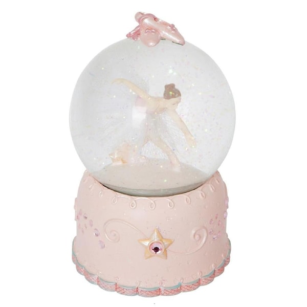 Russell Collection - Ballerina Snow Globe Musical Water Ball 15cm