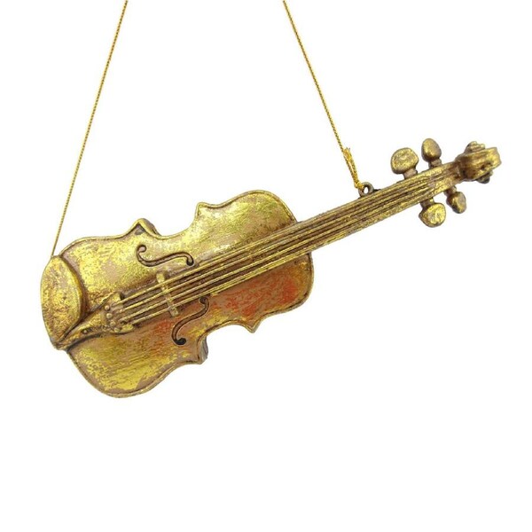 Gold Violin Ornament 25cm