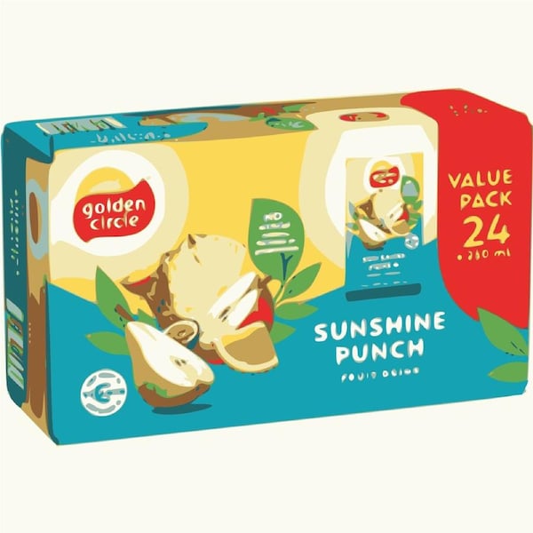 Golden Circle Sunshine Punch Fruit Drink 250ml x 24