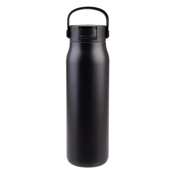 Oasis Ceramic Lined Stainless Steel Sorrento Sipper Bottle 900ml - Black