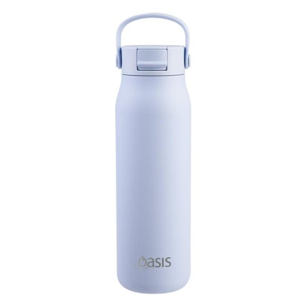 Oasis Ceramic Lined Stainless Steel Sorrento Sipper Bottle 900ml - Periwinkle