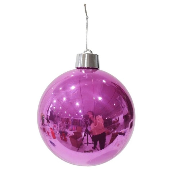 Bauble Pearl Hot Pink 20cm