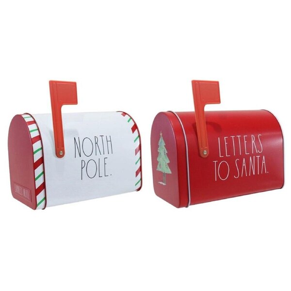 Gift Tin Mail Box 2 Asst 16cm