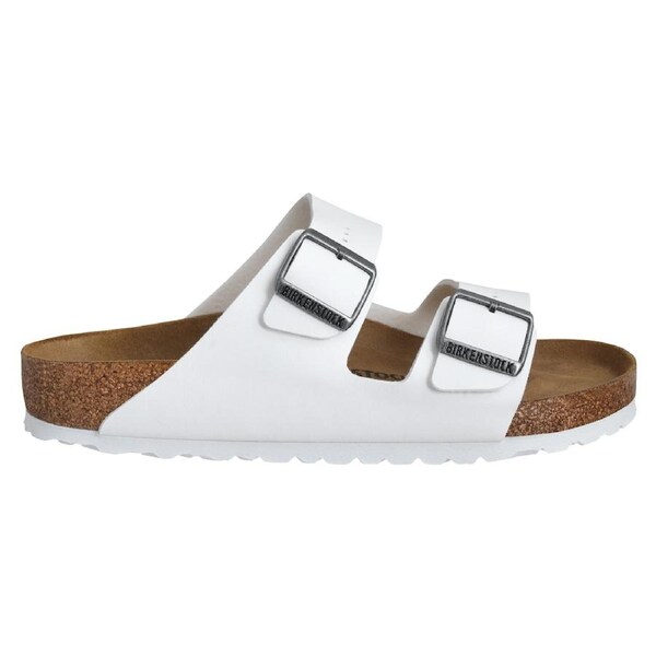 Birkenstock Unisex Arizona Birko-Flor Regular Fit Sandals White 38