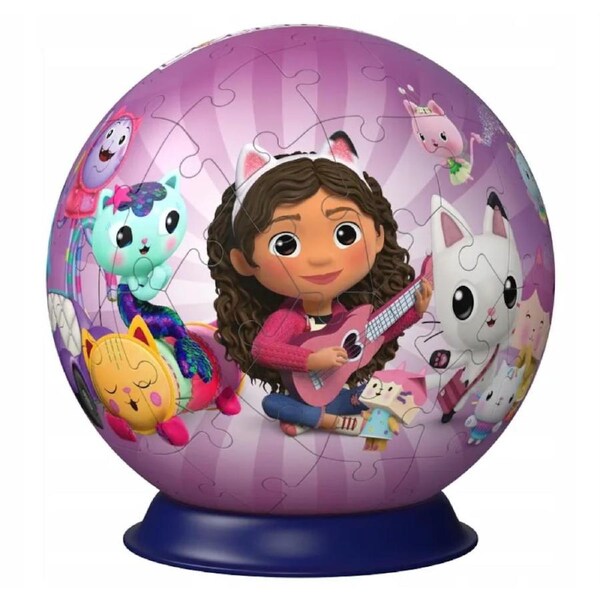 Ravensburger - Gabby's Dollhouse 3D PuzzleBall 72pc