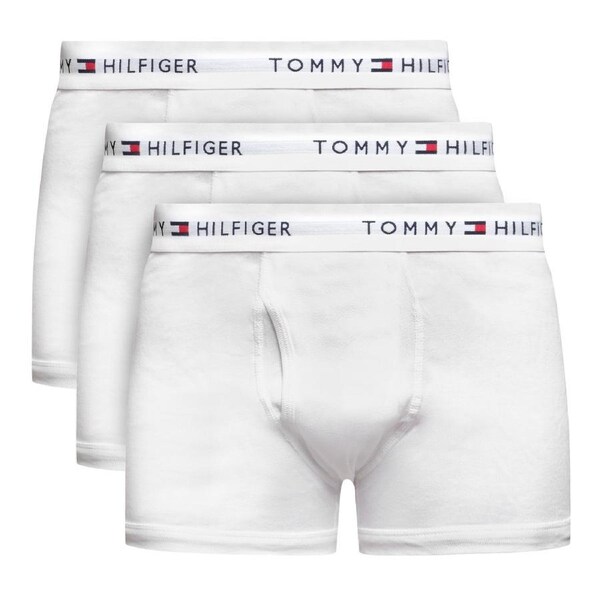 Tommy Hilfiger Cotton Classics Men's 3 Pack Trunk White XL
