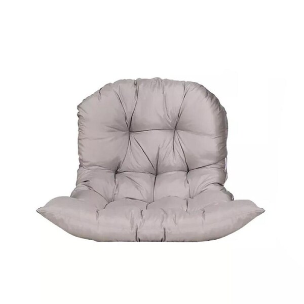 Light Grey Hanging Egg Chair Cushion Sofa Swing Chair Seat Relax Cushion Padded Pad Covers