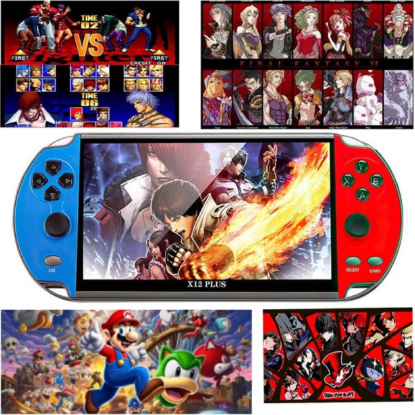 7" Video Game Device 20000+Games 16GB Retro Handheld Portable 2700Built-in