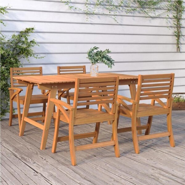 Garden Chairs 4 pcs 58x58x87 cm Solid Wood Acacia vidaXL