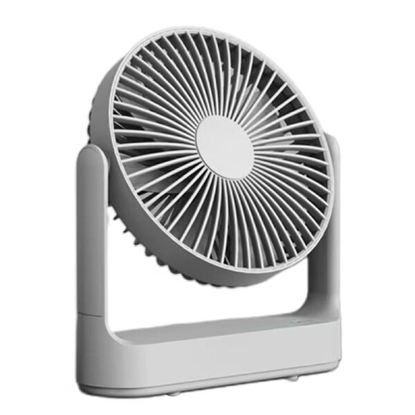 JOYBUY 4-Speed Desktop Mini Fan – 4000mAh Rechargeable Fan, Portable Ceiling Cooler