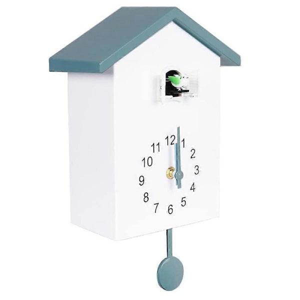 Nordic Style Wall Clock Cuckoo Bird Goes Out Of The Window To Tell The Time-Plastered Roof