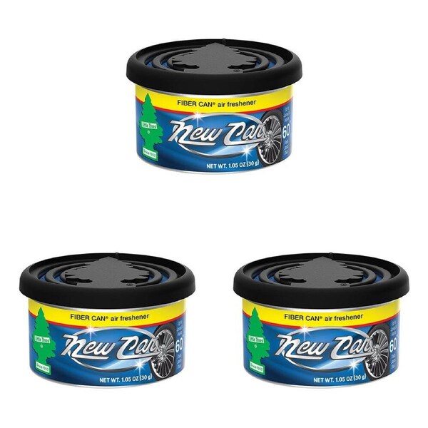 3PK Little Tree Fiber Can Car Air Freshener Fragrance 30g New