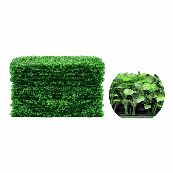 ArtificialVertical Garden Green Wall Panels Ivy Hedge Mat - 20pcs
