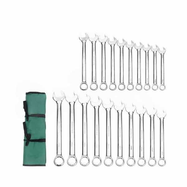 Metric Spanner Wrench Set 6–32mm Open Ring Combination - 20pcs