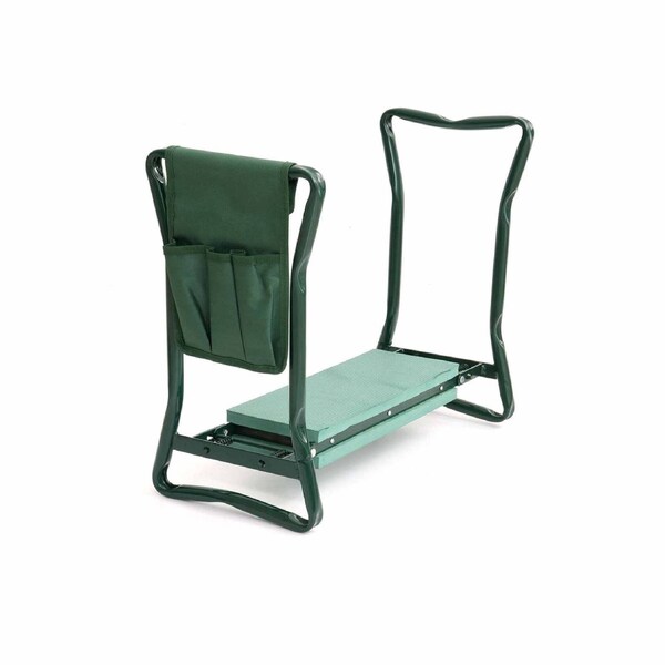Kneeling Bench Mat Garden Kneeler Iron Seat Stool Foldable Outdoor Pad