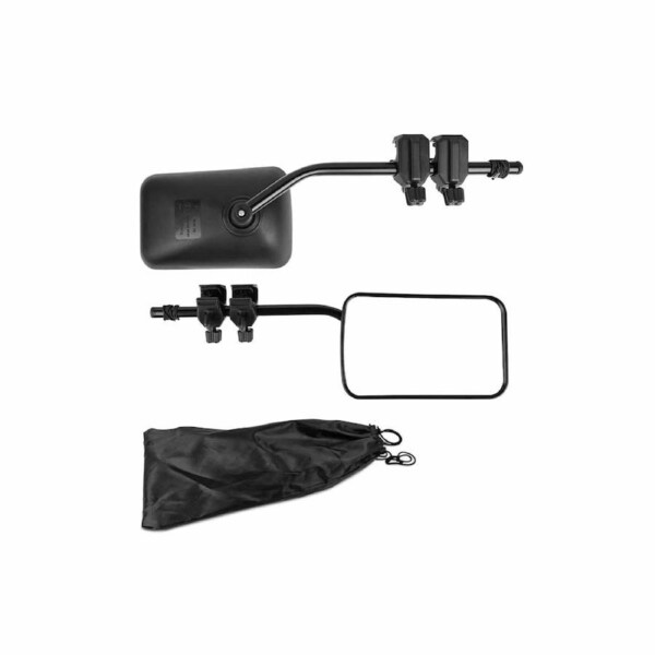 Heavy Duty Towing Mirrors Clamp-On Caravan 4X4 - 2pcs