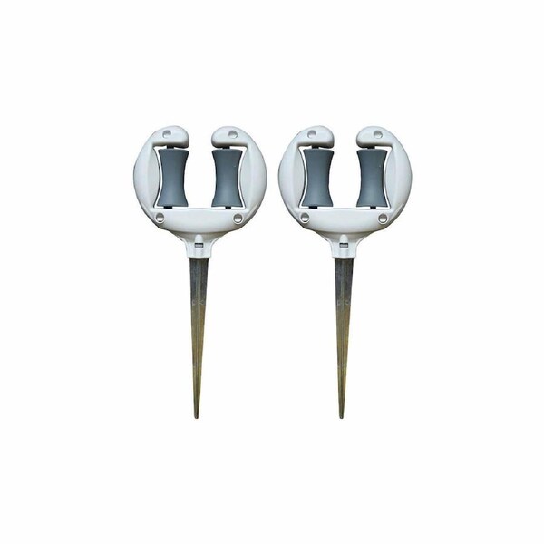 Garden Hose Stand Ground Insert Pipe Holder - 2pcs