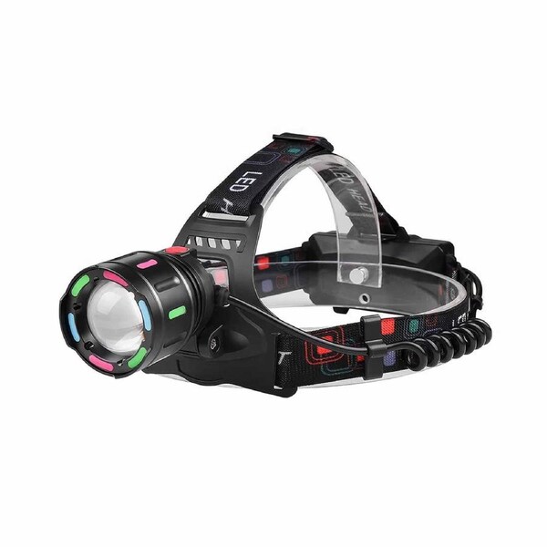 Head Torch Flashlight Light USB Rechargeable LED Headlamp