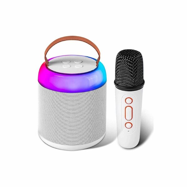 Portable Bluetooth Mini Karaoke Machine Speaker Wireless Mic