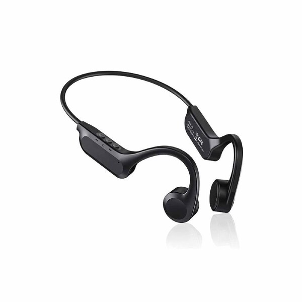 Wireless Bluetooth 5.3 Bone Conduction Headphones Open Ear Mic
