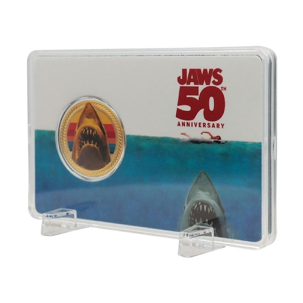 Jaws - 50th Anniversary 24k Gold Plated Anniversary Coin