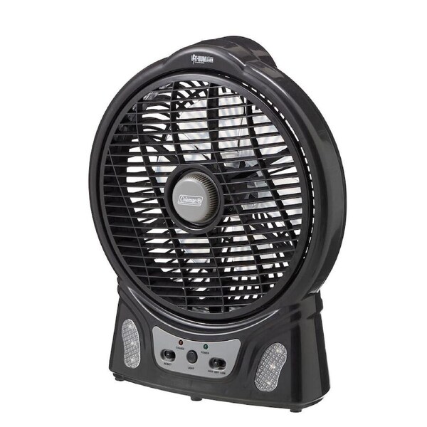Coleman Lithium-Ion Rechargeable Compact Fan 8 Inch Black
