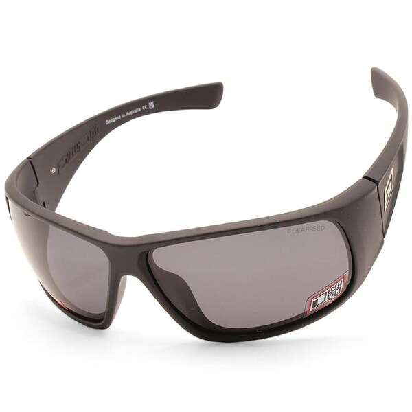 Dirty Dog Ultra Satin Black/Grey Polarised Men's Sunglasses