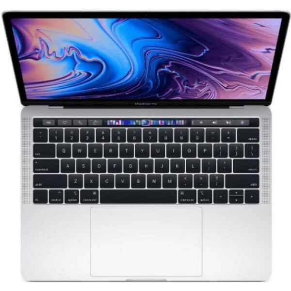 MacBook Pro (2019) 13.3-inch - Intel Core i7 2.8GHz - 256GB - Silver - 16GB RAM - 4 Thunderbolts 3 Ports - Touchbar - Refurbished (Excellent Condition)