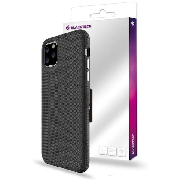 Blacktech Triangular Armour Phone Case for Google Pixel 7a - Black